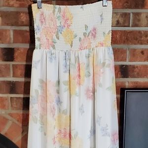 Women's Smocked Tube Maxi Dress